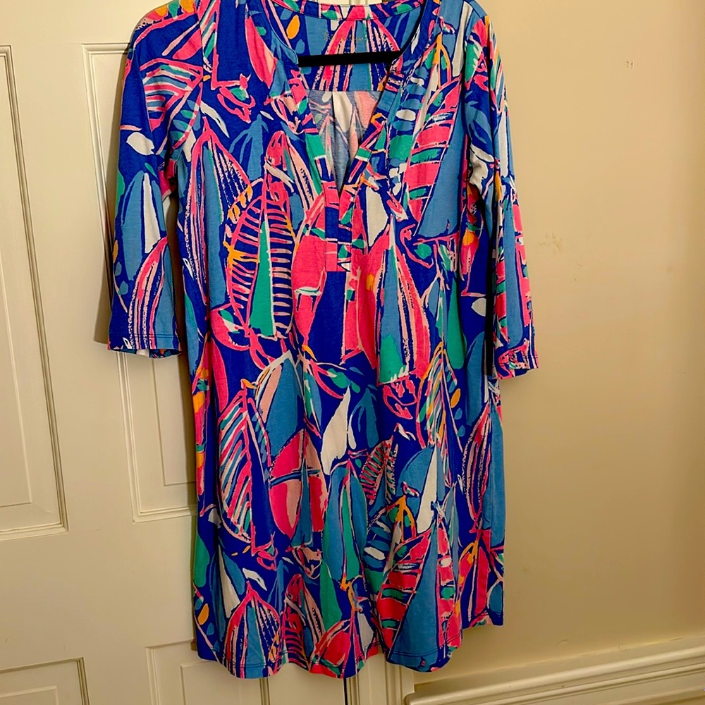 Lilly dress sail print
